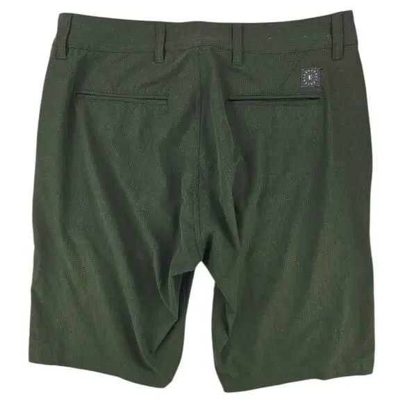Linksoul| Dark Green 10" Boardwalker AC Hybrid Shorts | Size 32 - Picture 4 of 5
